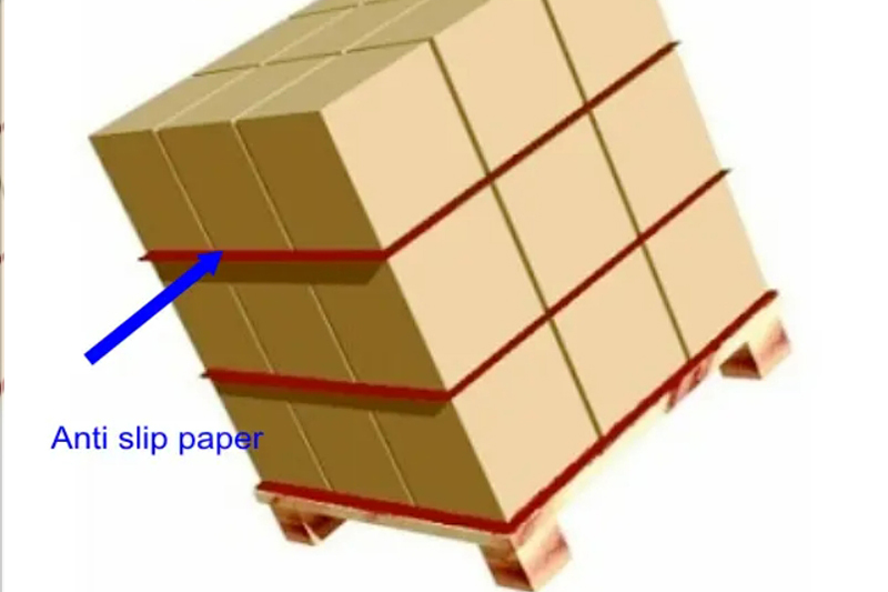 JahooPak Anti-Slip Paper Sheet Application
